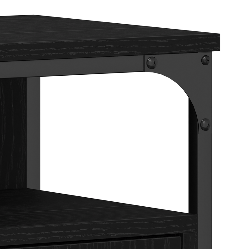 Casa si Gradina - Mobilier - Mobilier baie - Comode baie - Comoda chiuveta de baie, stejar negru 80x30x60 cm lemn prelucrat - Infinity.ro