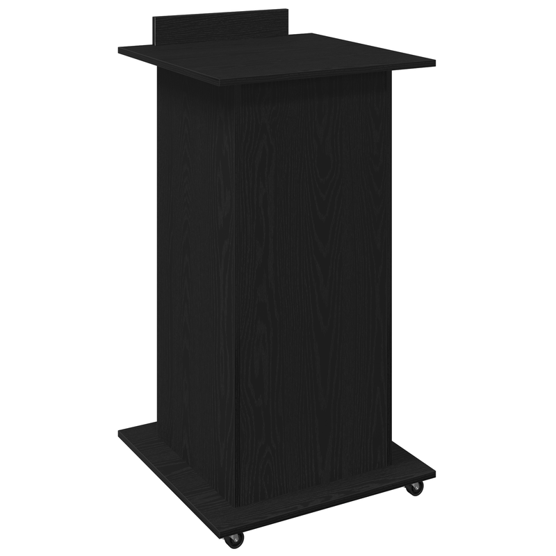 Casa si Gradina - Mobilier - Mese si birouri - Birouri - Pupitru de conferinta cu roti, stejar negru, lemn prelucrat - Infinity.ro