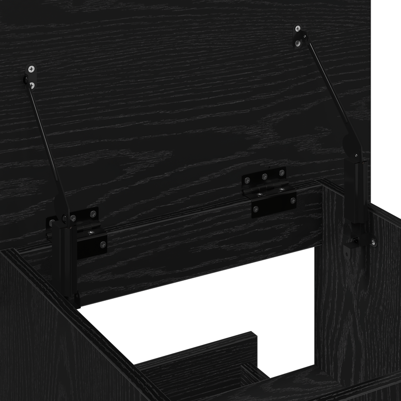Casa si Gradina - Mobilier - Mese si birouri - Birouri - Pupitru de conferinta cu roti, stejar negru, lemn prelucrat - Infinity.ro