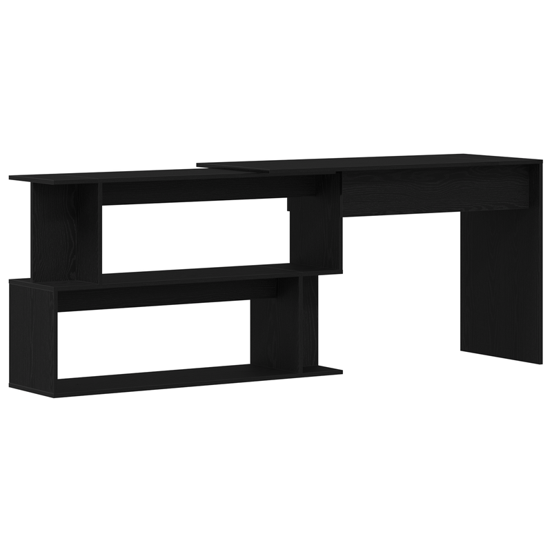 Casa si Gradina - Mobilier - Mese si birouri - Birouri - Birou  Negru Stejar 200x50x76 cm Lemn Prelucrat - Infinity.ro