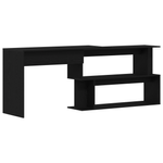 Casa si Gradina - Mobilier - Mese si birouri - Birouri - Birou  Negru Stejar 200x50x76 cm Lemn Prelucrat - Infinity.ro