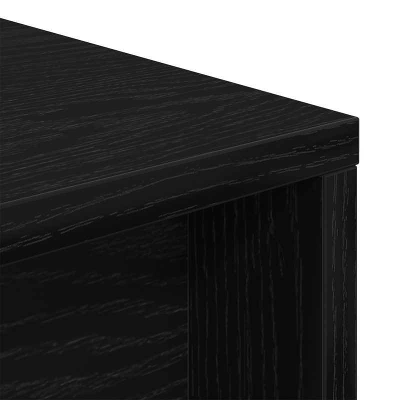 Casa si Gradina - Mobilier - Mese si birouri - Birouri - Birou  Negru Stejar 200x50x76 cm Lemn Prelucrat - Infinity.ro