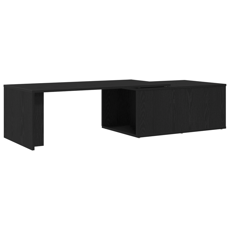 Casa si Gradina - Mobilier - Mese si birouri - Masute de cafea - Masa de cafea  Negru Stejar 150x50x35 cm din lemn compozit - Infinity.ro