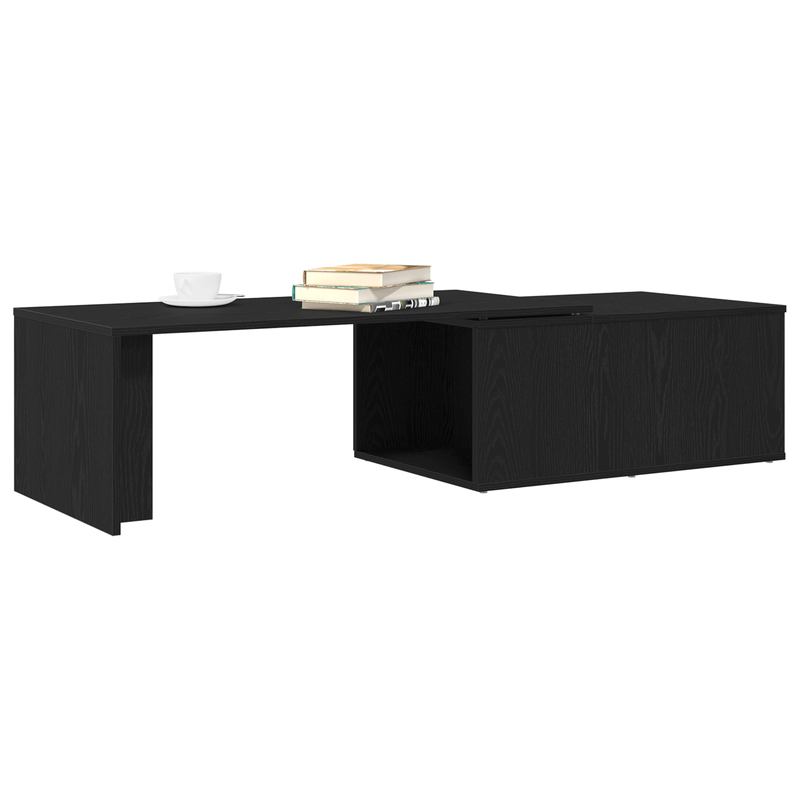 Casa si Gradina - Mobilier - Mese si birouri - Masute de cafea - Masa de cafea  Negru Stejar 150x50x35 cm din lemn compozit - Infinity.ro