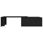 Casa si Gradina - Mobilier - Mese si birouri - Masute de cafea - Masa de cafea  Negru Stejar 150x50x35 cm din lemn compozit - Infinity.ro