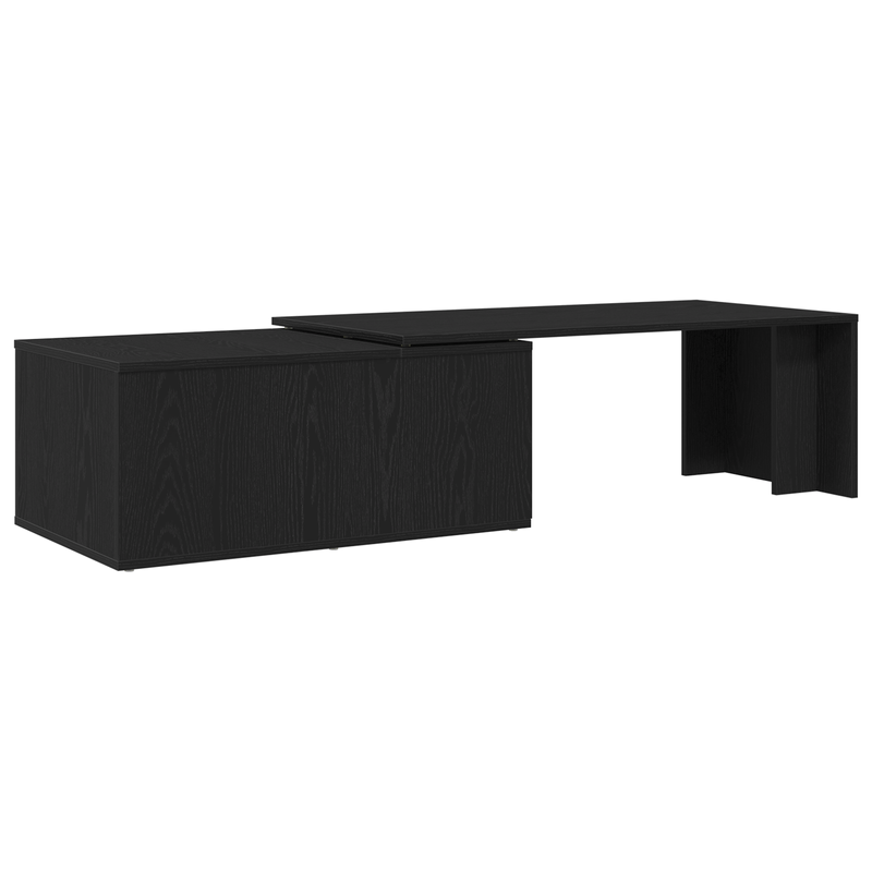 Casa si Gradina - Mobilier - Mese si birouri - Masute de cafea - Masa de cafea  Negru Stejar 150x50x35 cm din lemn compozit - Infinity.ro
