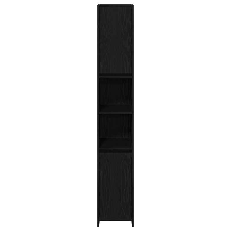 Casa si Gradina - Mobilier - Mobilier baie - Comode baie - Dulap de baie, stejar negru, 30x30x183,5 cm, lemn prelucrat - Infinity.ro
