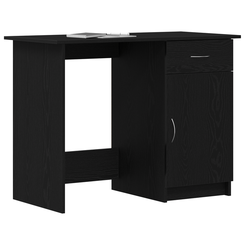 Casa si Gradina - Mobilier - Mese si birouri - Birouri - Birou, stejar negru, 100x50x76 cm, lemn prelucrat - Infinity.ro