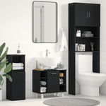 Casa si Gradina - Mobilier - Mobilier baie - Comode baie - Dulap de baie, stejar negru, 60x32x54 cm, lemn prelucrat - Infinity.ro