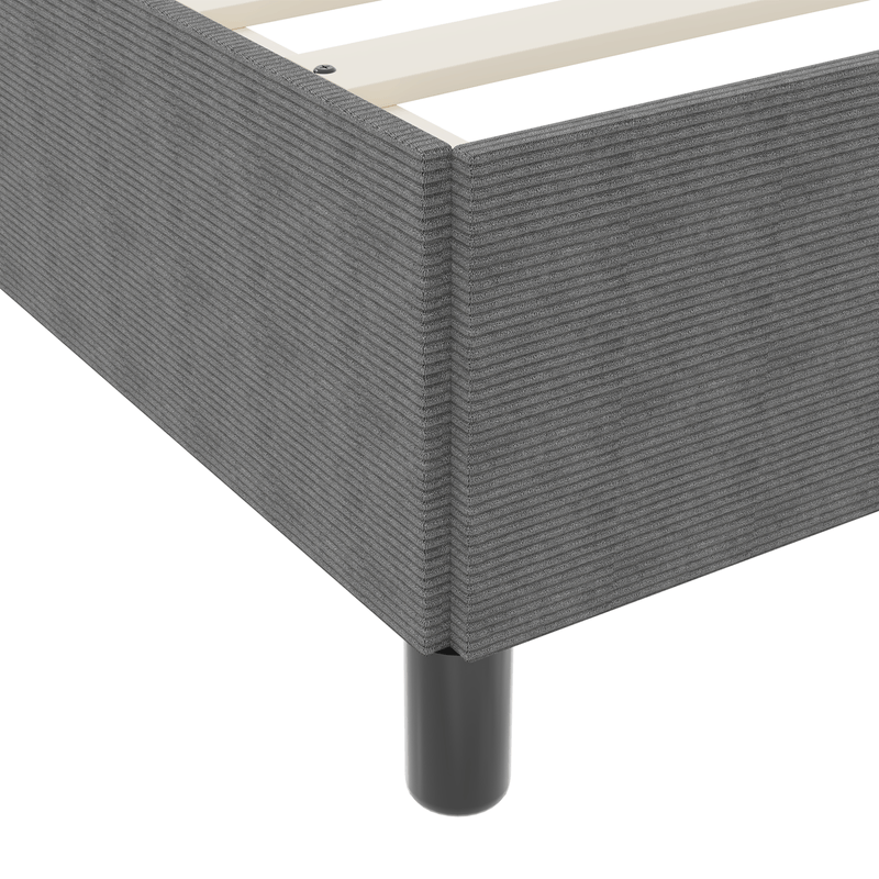 Casa si Gradina - Mobilier - Paturi si accesorii - Paturi - Cadru de pat, gri deschis, 140x200 cm, velur - Infinity.ro