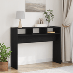 Casa si Gradina - Mobilier - Comode si corpuri - Console - Masa de consola , Negru, Stejar, 105x30x80 cm, Lemn stratificat - Infinity.ro
