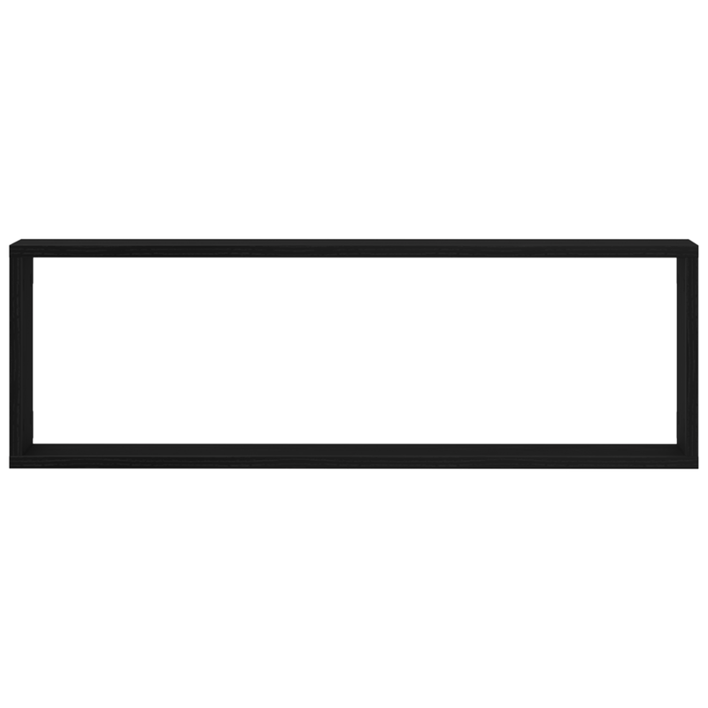 Casa si Gradina - Mobilier - Biblioteci si rafturi - Rafturi - Polite  - Set de 2, Stejar Negru, 80x15x26 cm, Fabricate din Lemn Prelucrat - Infinity.ro