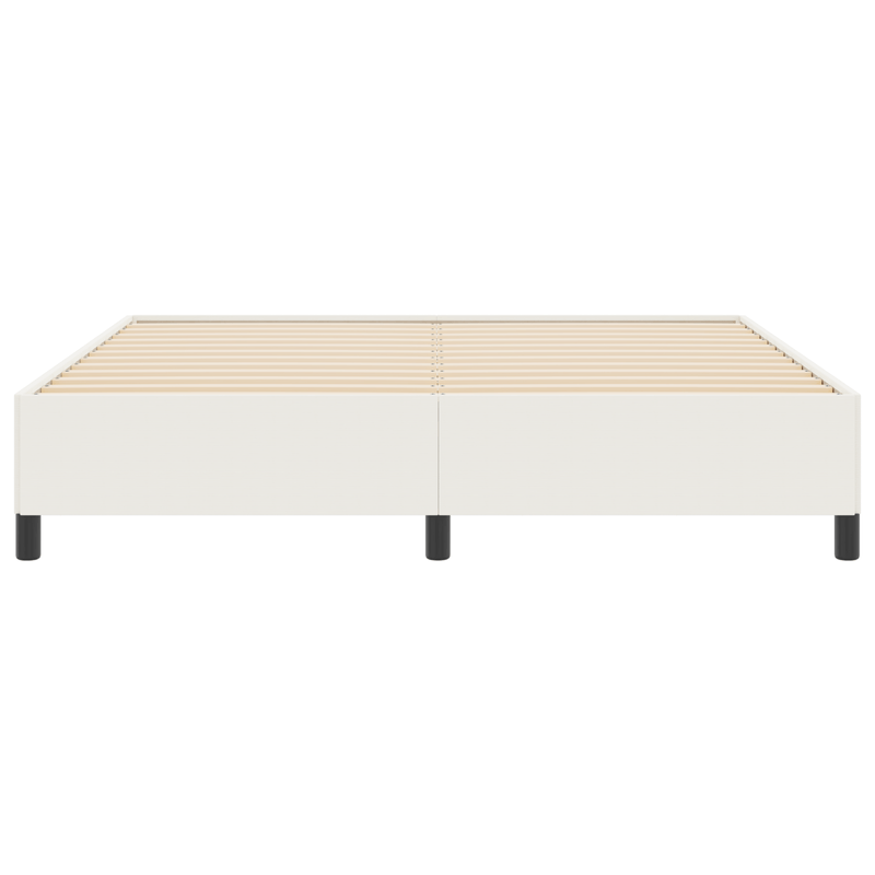 Casa si Gradina - Mobilier - Paturi si accesorii - Paturi - Cadru de pat, crem, 180x200 cm, velur - Infinity.ro