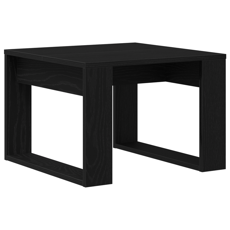 Casa si Gradina - Mobilier - Mese si birouri - Masute de cafea - Masa laterala din stejar negru - 50x50x35 cm, din lemn ingineresc - Infinity.ro