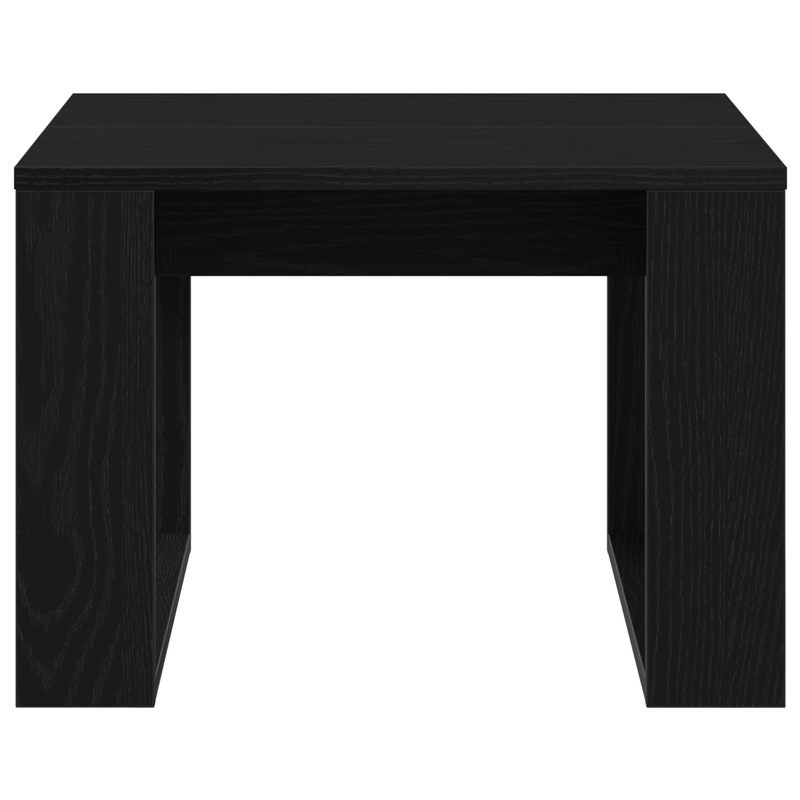 Casa si Gradina - Mobilier - Mese si birouri - Masute de cafea - Masa laterala din stejar negru - 50x50x35 cm, din lemn ingineresc - Infinity.ro