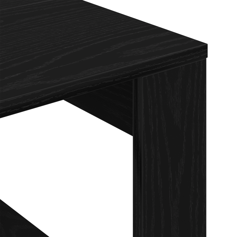 Casa si Gradina - Mobilier - Mese si birouri - Masute de cafea - Masa laterala din stejar negru - 50x50x35 cm, din lemn ingineresc - Infinity.ro