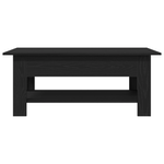 Casa si Gradina - Mobilier - Mese si birouri - Masute de cafea - Masa de cafea  Negru Stejar 102x55x42 cm, facuta din lemn compus - Infinity.ro