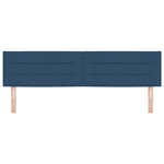 Casa si Gradina - Mobilier - Paturi si accesorii - Accesorii paturi - Tablie de pat design linii, albastru, 180 cm, textil - Infinity.ro