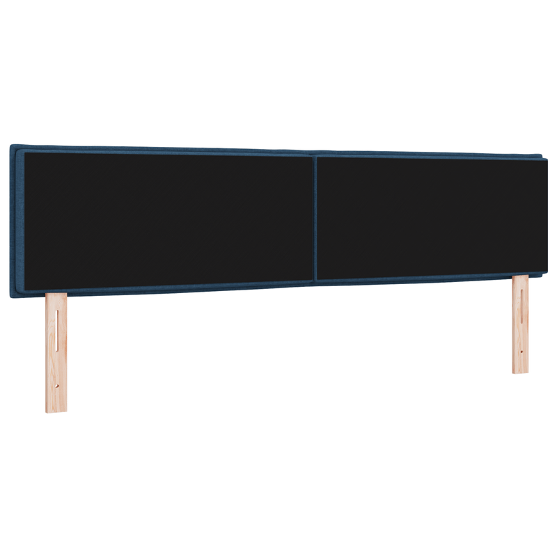 Casa si Gradina - Mobilier - Paturi si accesorii - Accesorii paturi - Tablie de pat design linii, albastru, 180 cm, textil - Infinity.ro