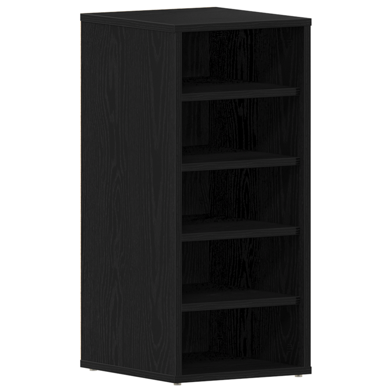 Casa si Gradina - Mobilier - Organizare si depozitare - Organizator incaltaminte - Dulap pentru pantofi 2 piese Negru Stejar 32x35x70 cm Lemn procesat - Infinity.ro