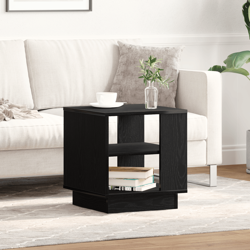 Casa si Gradina - Mobilier - Mese si birouri - Masute de cafea - Masuta de cafea, stejar negru, 40x40x43 cm, lemn prelucrat - Infinity.ro