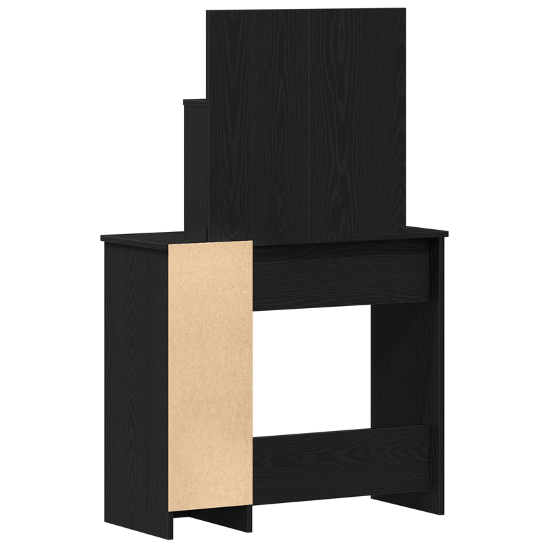 Casa si Gradina - Mobilier - Comode si corpuri - Masute de toaleta - Masuta de toaleta cu oglinda, stejar negru, 86.5x35x136 cm - Infinity.ro
