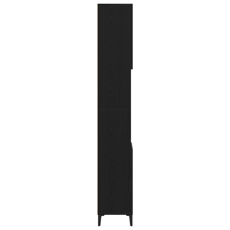 Casa si Gradina - Mobilier - Mobilier baie - Corpuri baie - Dulap de baie, stejar negru, 30x30x190 cm, lemn prelucrat - Infinity.ro
