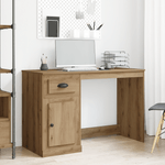 Casa si Gradina - Mobilier - Mese si birouri - Birouri - Birou cu depozitare, stejar artizanal, 50x115x75 cm, lemn - Infinity.ro