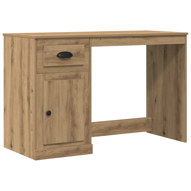 Casa si Gradina - Mobilier - Mese si birouri - Birouri - Birou cu depozitare, stejar artizanal, 50x115x75 cm, lemn - Infinity.ro