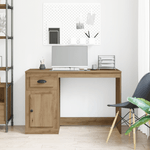 Casa si Gradina - Mobilier - Mese si birouri - Birouri - Birou cu depozitare, stejar artizanal, 50x115x75 cm, lemn - Infinity.ro