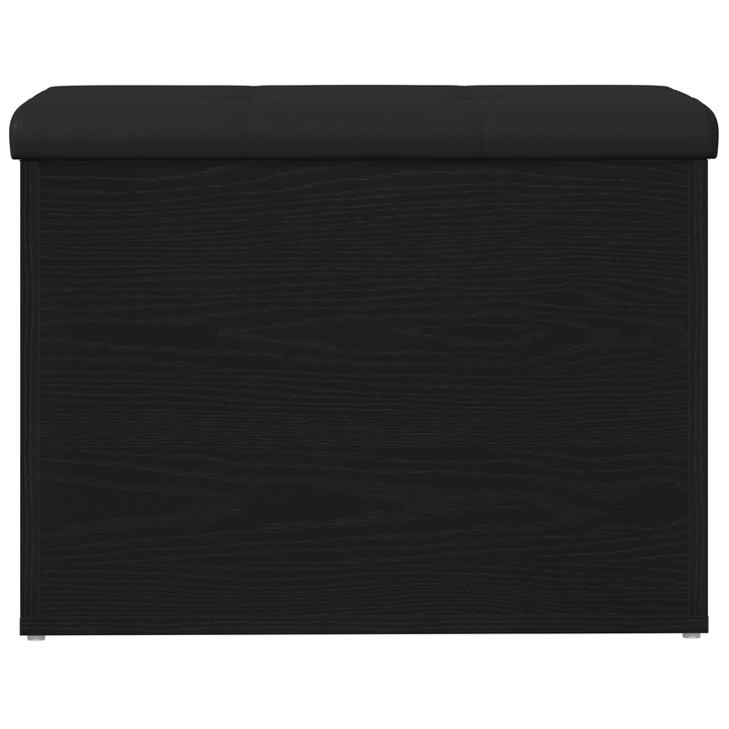 Casa si Gradina - Mobilier - Canapele si coltare - Banchete - Banca de depozitare  Negru Stejar 60x40x45 cm Lemn prelucrat - Infinity.ro