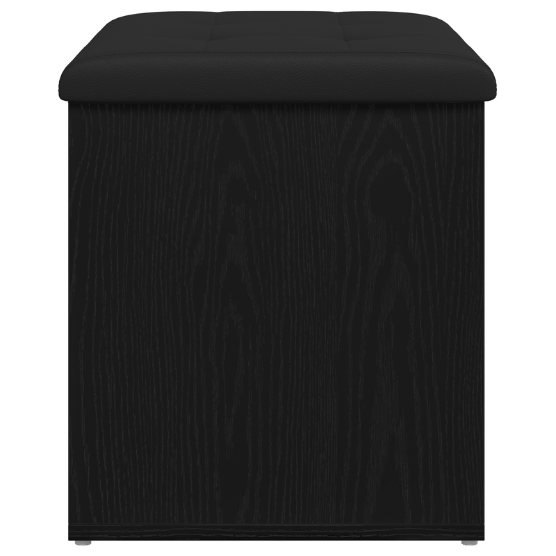 Casa si Gradina - Mobilier - Canapele si coltare - Banchete - Banca de depozitare  Negru Stejar 60x40x45 cm Lemn prelucrat - Infinity.ro