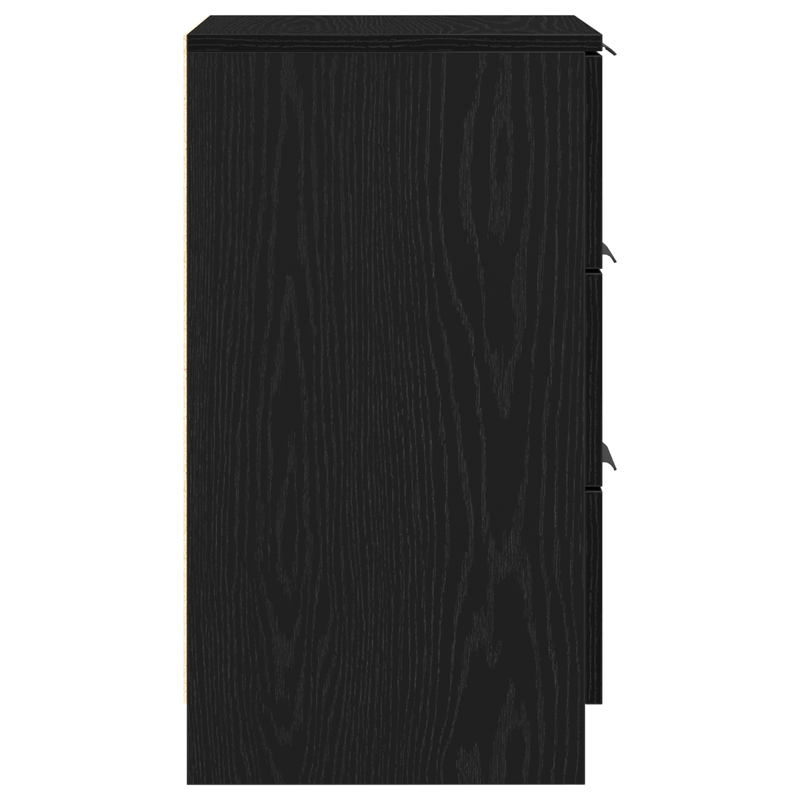 Casa si Gradina - Mobilier - Comode si corpuri - Noptiere - Noptieras 2 piese Stejar Negru 40x65x65 cm Fabricat din Lemn Prelucrat - Infinity.ro
