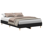 Casa si Gradina - Mobilier - Paturi si accesorii - Paturi - Cadru de pat, 120x190 cm, stejar negru, lemn prelucrat - Infinity.ro