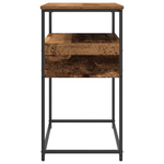 Casa si Gradina - Mobilier - Comode si corpuri - Console - Masuta consola, lemn vechi, 75x40x75 cm, lemn prelucrat si otel - Infinity.ro