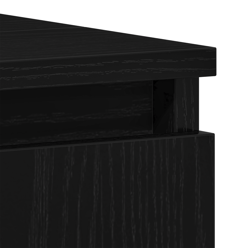 Casa si Gradina - Mobilier - Mobilier baie - Comode baie - Dulap chiuveta de baie, stejar negru 58x33x60 cm lemn prelucrat - Infinity.ro