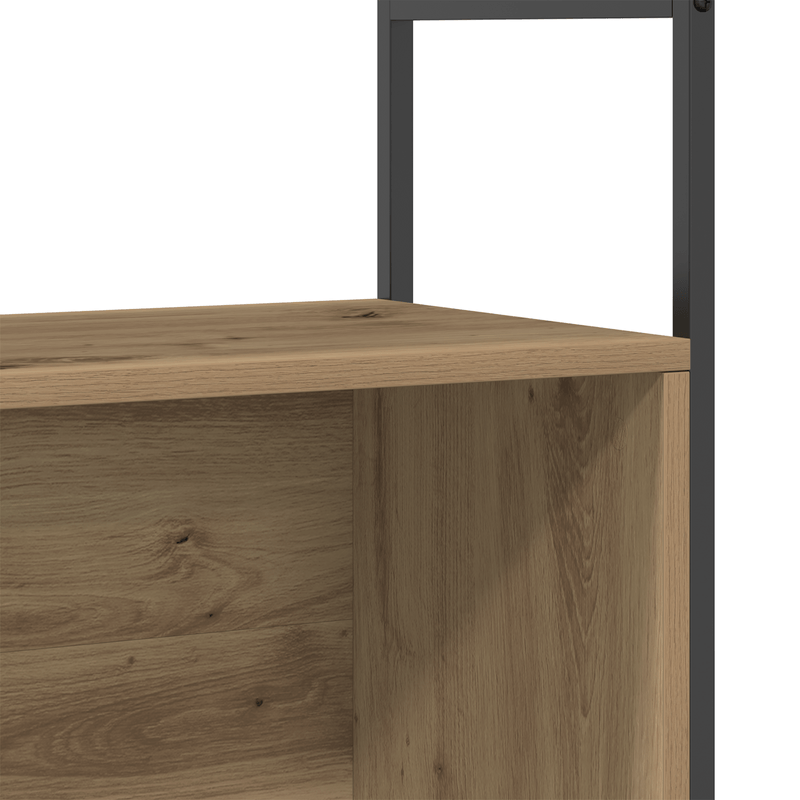 Casa si Gradina - Mobilier - Biblioteci si rafturi - Biblioteci - Biblioteca, stejar artizanal, 80x30x78,5 cm, lemn prelucrat - Infinity.ro