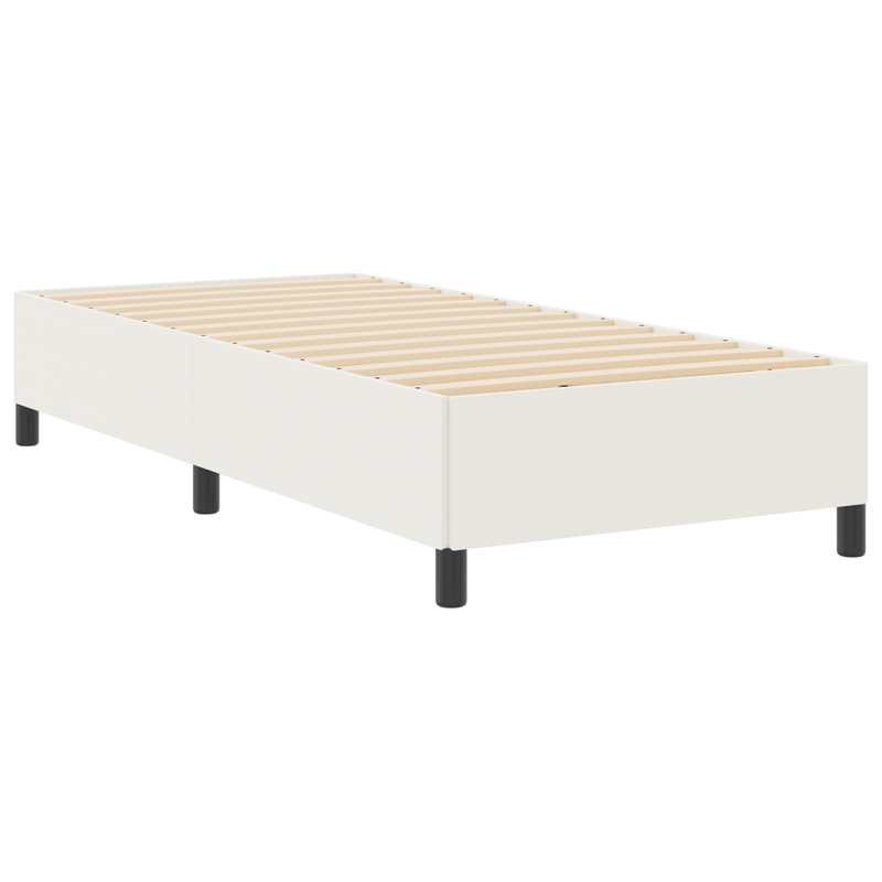 Casa si Gradina - Mobilier - Paturi si accesorii - Paturi - Cadru de pat, crem, 90x2190 cm, velur - Infinity.ro