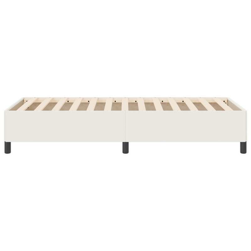 Casa si Gradina - Mobilier - Paturi si accesorii - Paturi - Cadru de pat, crem, 90x2190 cm, velur - Infinity.ro