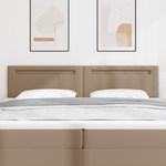 Casa si Gradina - Mobilier - Paturi si accesorii - Accesorii paturi - Tablie de pat design simplu cappuccino 200 cm piele ecologica - Infinity.ro
