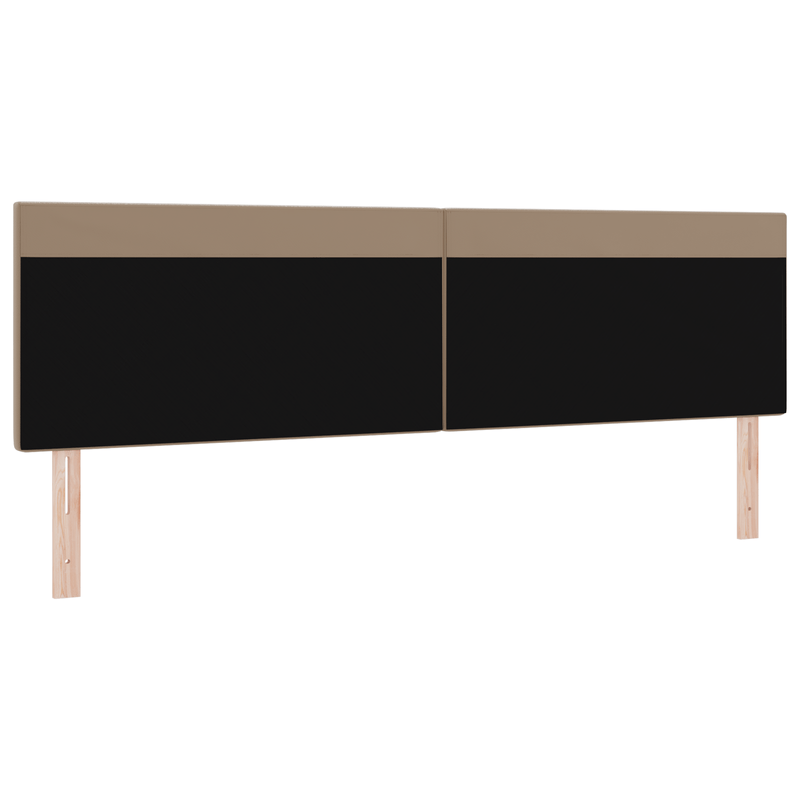 Casa si Gradina - Mobilier - Paturi si accesorii - Accesorii paturi - Tablie de pat design simplu cappuccino 200 cm piele ecologica - Infinity.ro