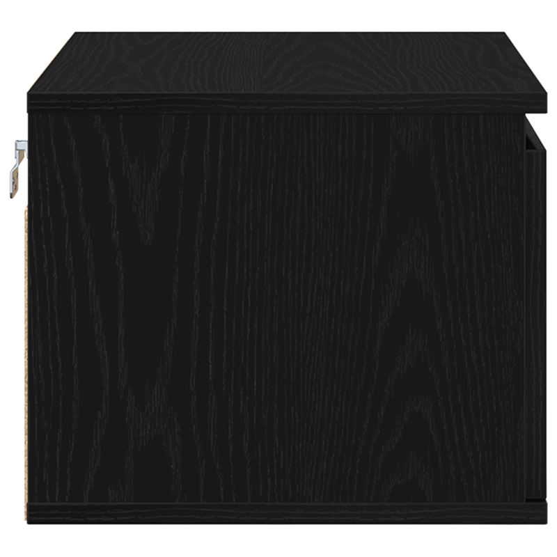 Casa si Gradina - Mobilier - Comode si corpuri - Noptiere - Noptiere cu LED-uri, de perete, 2 buc., stejar negru - Infinity.ro