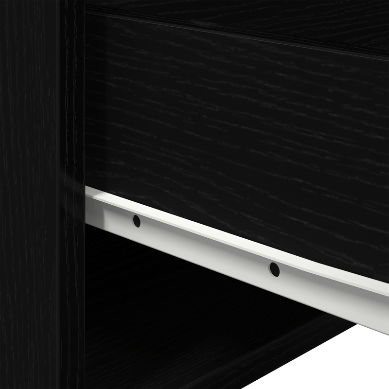 Casa si Gradina - Mobilier - Comode si corpuri - Noptiere - Noptiere cu LED-uri, de perete, 2 buc., stejar negru - Infinity.ro