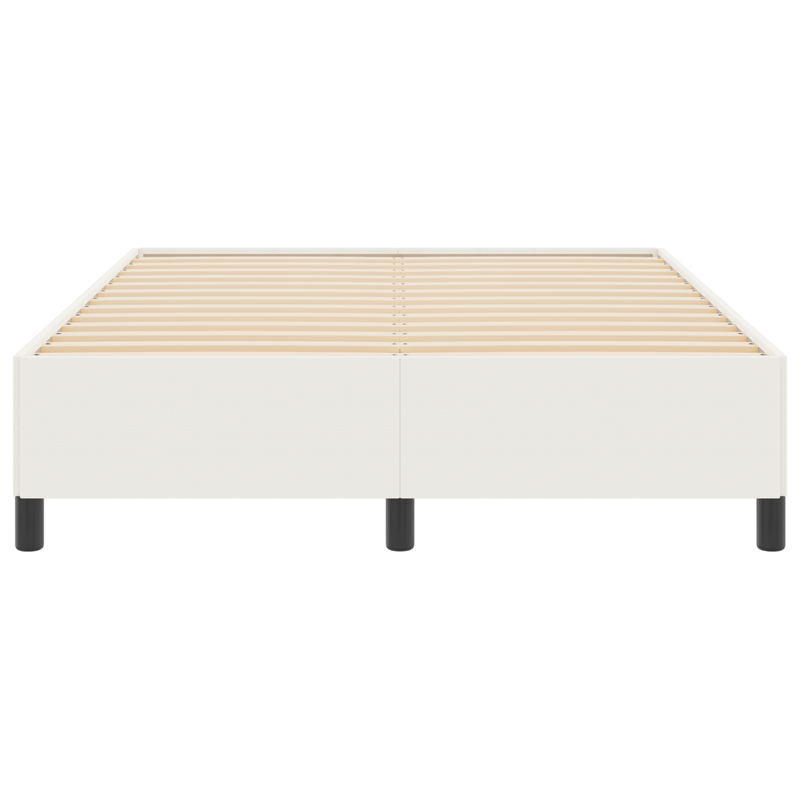 Casa si Gradina - Mobilier - Paturi si accesorii - Paturi - Cadru de pat, crem, 140x200 cm, velur - Infinity.ro