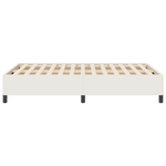 Casa si Gradina - Mobilier - Paturi si accesorii - Paturi - Cadru de pat, crem, 140x200 cm, velur - Infinity.ro