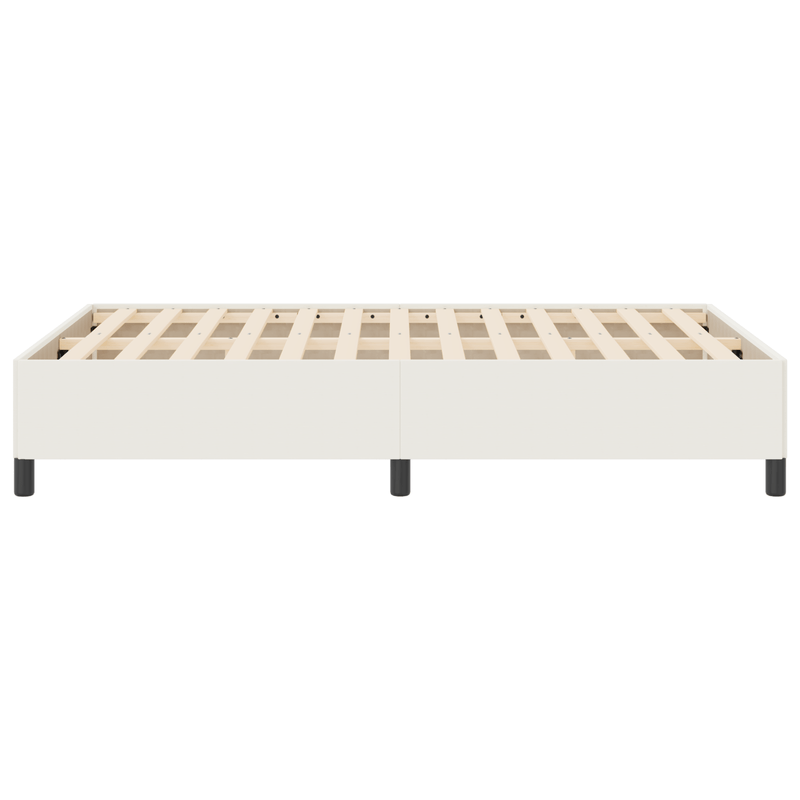 Casa si Gradina - Mobilier - Paturi si accesorii - Paturi - Cadru de pat, crem, 140x200 cm, velur - Infinity.ro