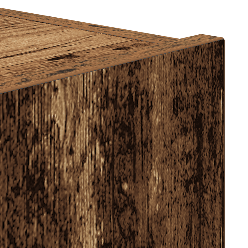 Casa si Gradina - Mobilier - Comode si corpuri - Comode - Dulap de perete cu LED-uri, lemn vechi, 100x35x31 cm - Infinity.ro