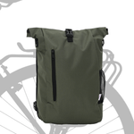 Sport si Outdoor - Ciclism - Accesorii pentru biciclete - Cosuri si portbagaje biciclete - Geanta de bicicleta 20 L Verde Maslin 31x13x58 cm - Infinity.ro