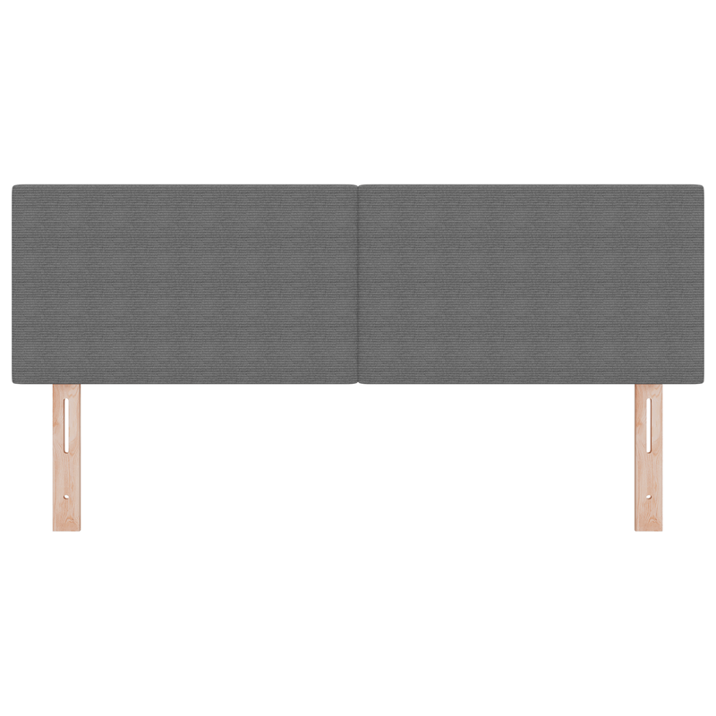 Casa si Gradina - Mobilier - Paturi si accesorii - Accesorii paturi - Tablie de pat design simplu, gri deschis, 160 cm, velur - Infinity.ro