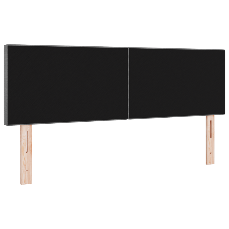 Casa si Gradina - Mobilier - Paturi si accesorii - Accesorii paturi - Tablie de pat design simplu, gri deschis, 160 cm, velur - Infinity.ro